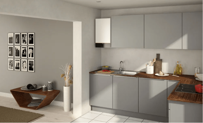 Viessmann 100-W boiler (kitchen)