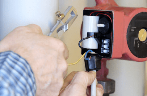 broken boiler pump