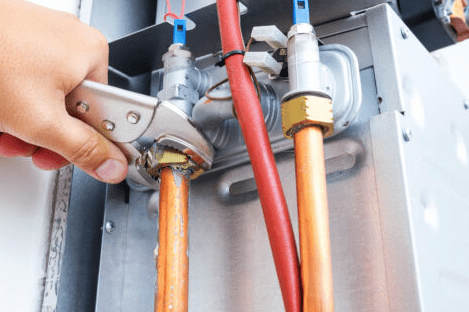 leaking boiler