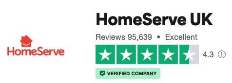 Homeserve boiler cover trust pilot rating