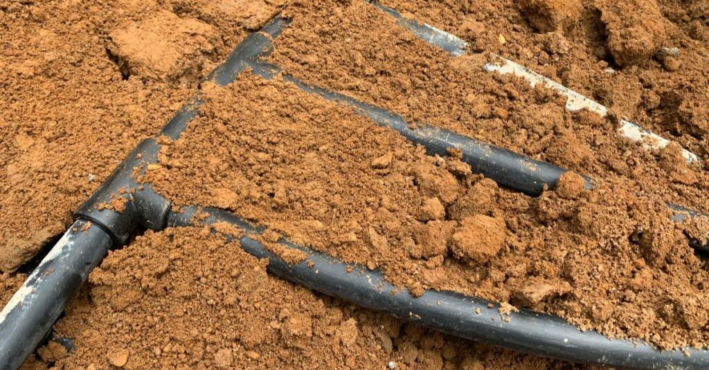geothermal ground source heat pump loop