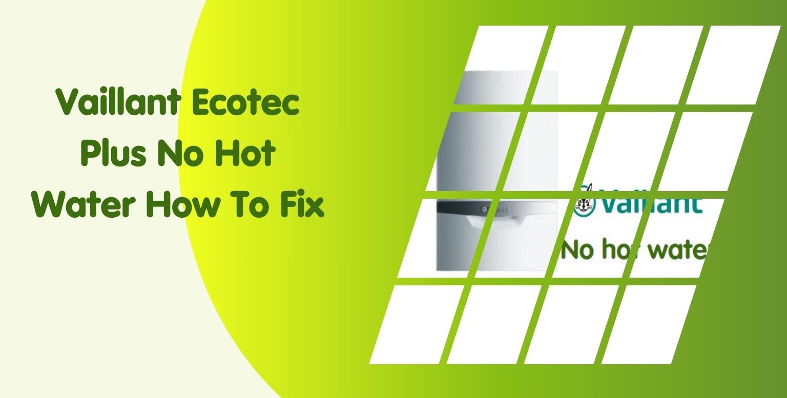 Vaillant Ecotec Plus No Hot Water How To Fix