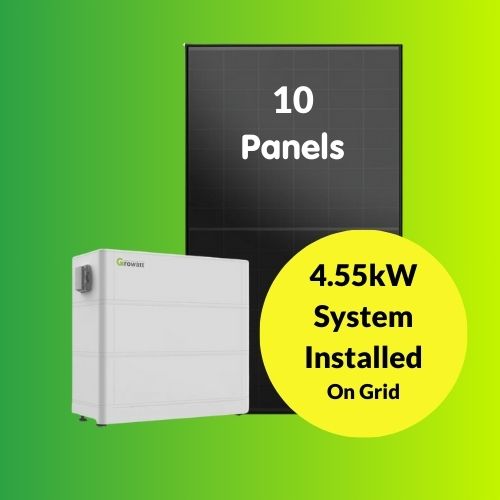 10 Solar Panels & Battery Storage 4.55kw System