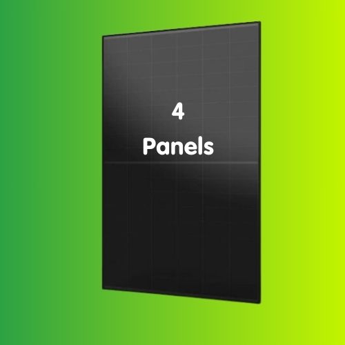 4 Solar Panels 1.7kw