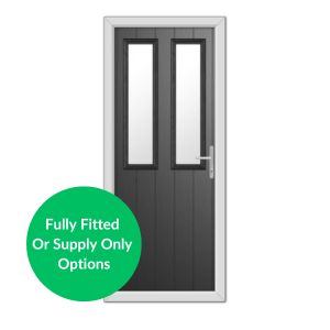 Black Composite Front Door