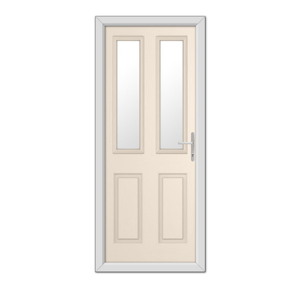 Cream Composite Front Door