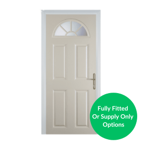 Cream Composite Front Door