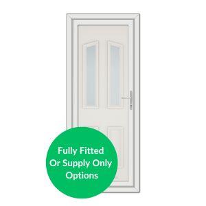 Cream uPVC Front Door