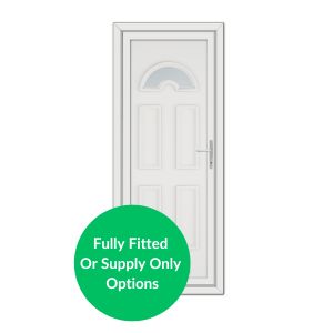 White uPVC Front Door