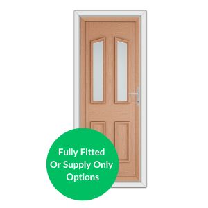 Oak uPVC Front Door