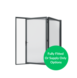 2 Panel Aluminium Bifold Doors